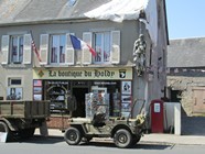 Militaria shop in Ste Maire du Mont